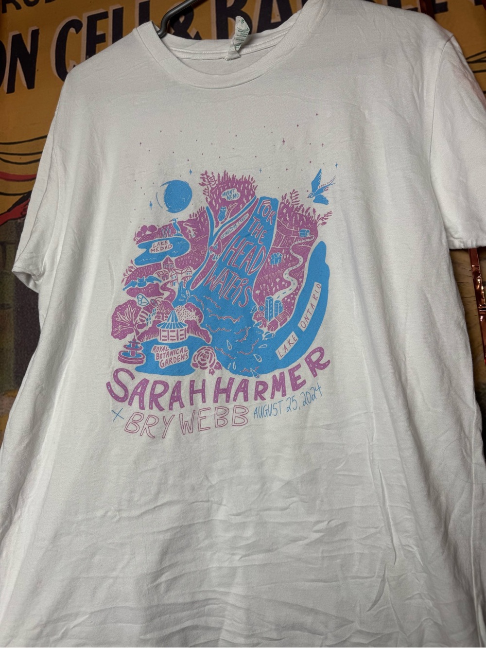 Sarah Harmer 2024 White T-Shirt
